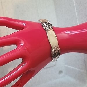 2/$40 Vintage 1980s Oneida Stainless Steel ID Cuff Bracelet